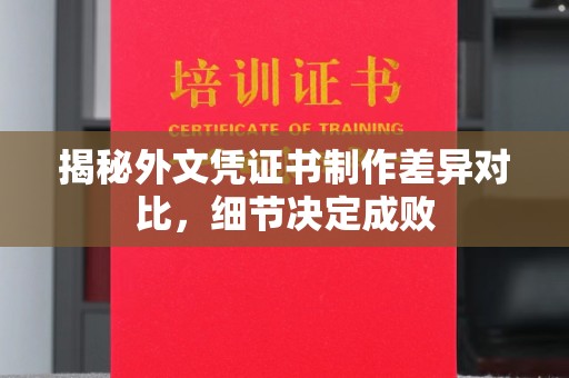 托克托揭秘外文凭证书制作差异对比，细节决定成败
