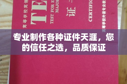 托克托专业制作各种证件天涯，您的信任之选，品质保证