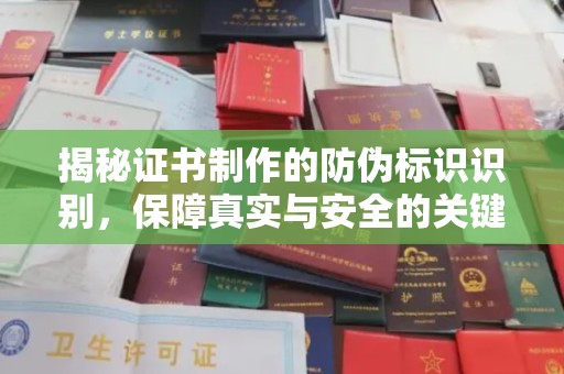 托克托揭秘证书制作的防伪标识识别，保障真实与安全的关键