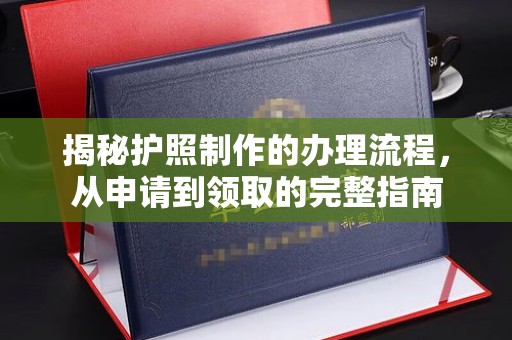 托克托揭秘护照制作的办理流程，从申请到领取的完整指南