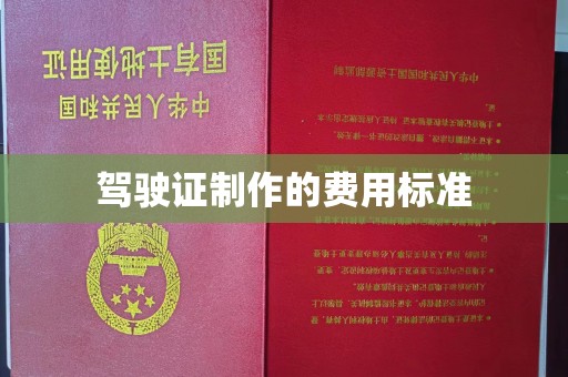 托克托驾驶证制作的费用标准