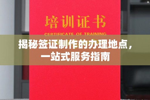 托克托揭秘签证制作的办理地点，一站式服务指南