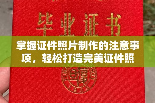 托克托掌握证件照片制作的注意事项，轻松打造完美证件照