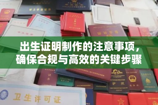 托克托出生证明制作的注意事项，确保合规与高效的关键步骤