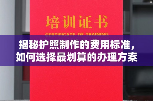 托克托揭秘护照制作的费用标准，如何选择最划算的办理方案？