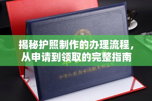 托克托揭秘护照制作的办理流程，从申请到领取的完整指南