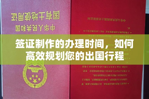 托克托签证制作的办理时间，如何高效规划您的出国行程