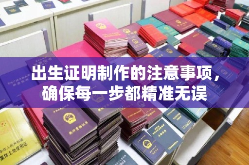 托克托出生证明制作的注意事项，确保每一步都精准无误