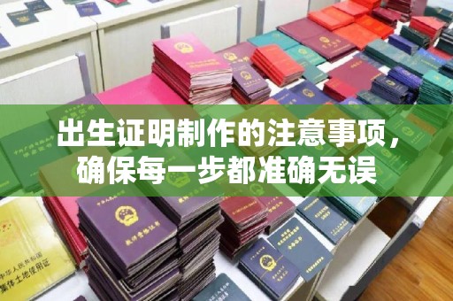 托克托出生证明制作的注意事项，确保每一步都准确无误