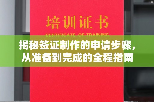 托克托揭秘签证制作的申请步骤，从准备到完成的全程指南