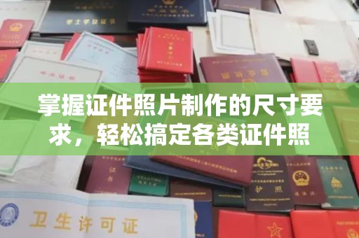托克托掌握证件照片制作的尺寸要求，轻松搞定各类证件照