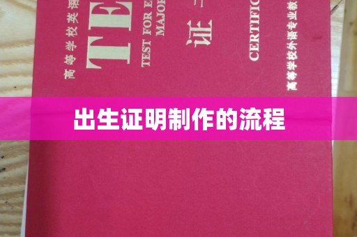 托克托出生证明制作的流程