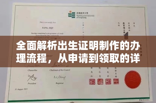 托克托全面解析出生证明制作的办理流程，从申请到领取的详细指南